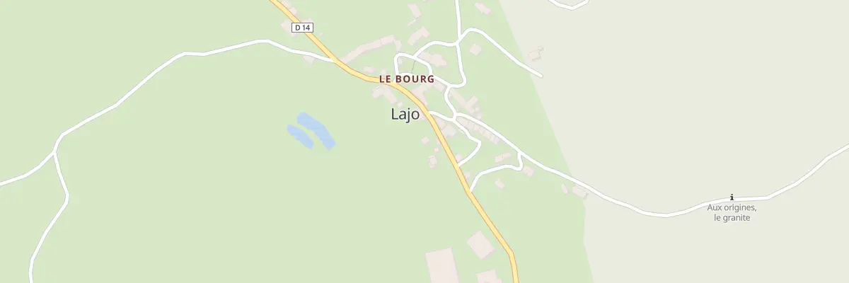 Plan du 2800 Rte de la Margeride à Lajo
