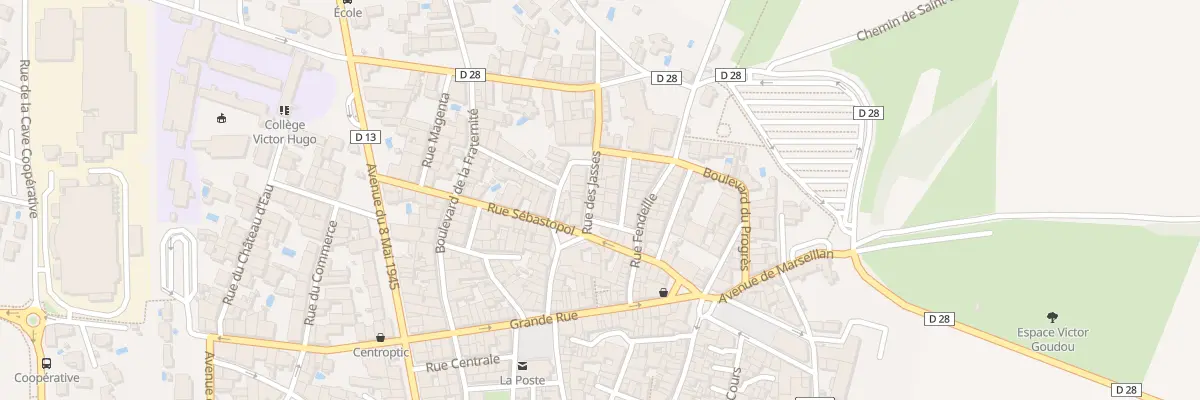 Plan du 2 Rue des Jasses à Bessan