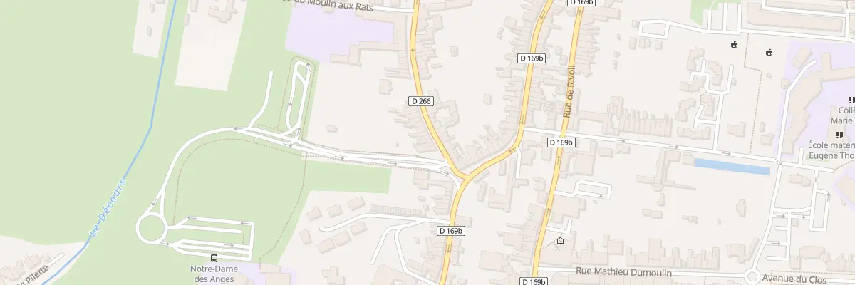 Plan du 7 Rue des Fèves à Saint-Amand-les-Eaux
