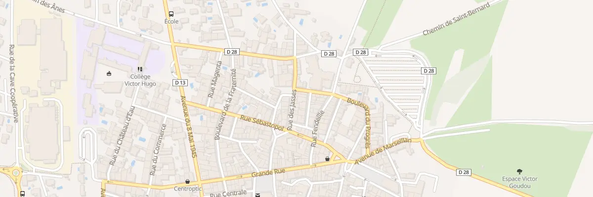 Plan du 10 Rue des Jasses à Bessan