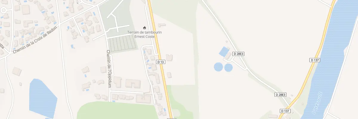 Plan du 3 Rte d’Agde à Bessan