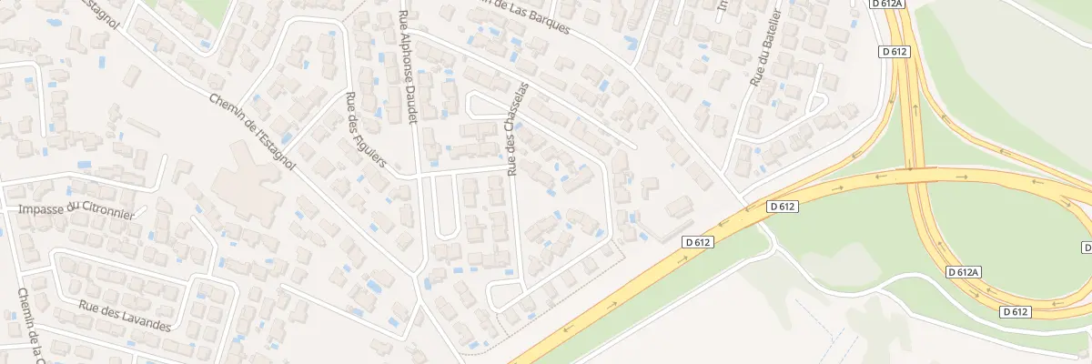 Plan du 4 Rue des Chasselas à Vias