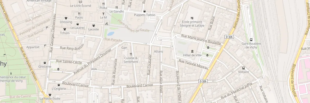 Plan du 3 Rue Marie-Marcelle Viraud à Vichy
