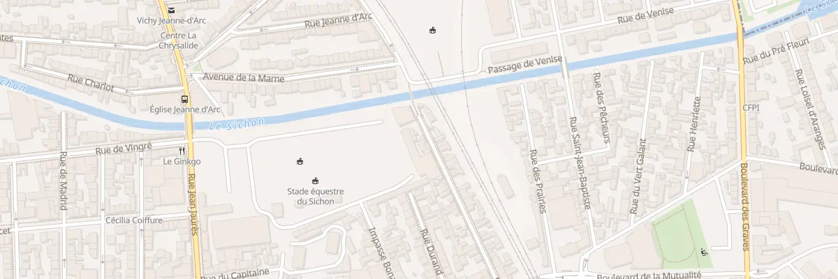 Plan du 73 Bd Alexandre 1er à Vichy