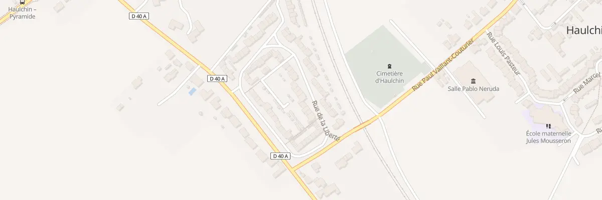 Plan du 9 Rue de la Liberte à Haulchin