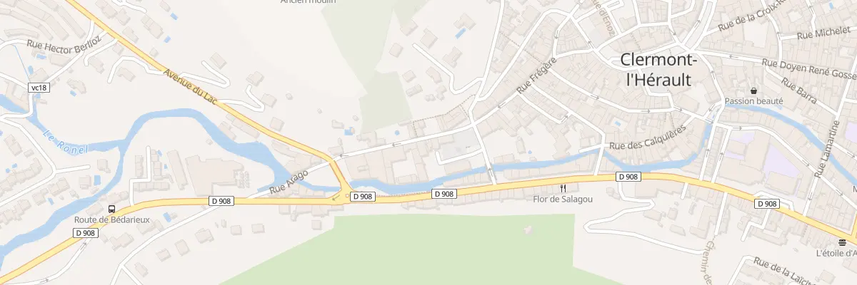 Plan du 8 Rue Fregere à Clermont-l’Hérault