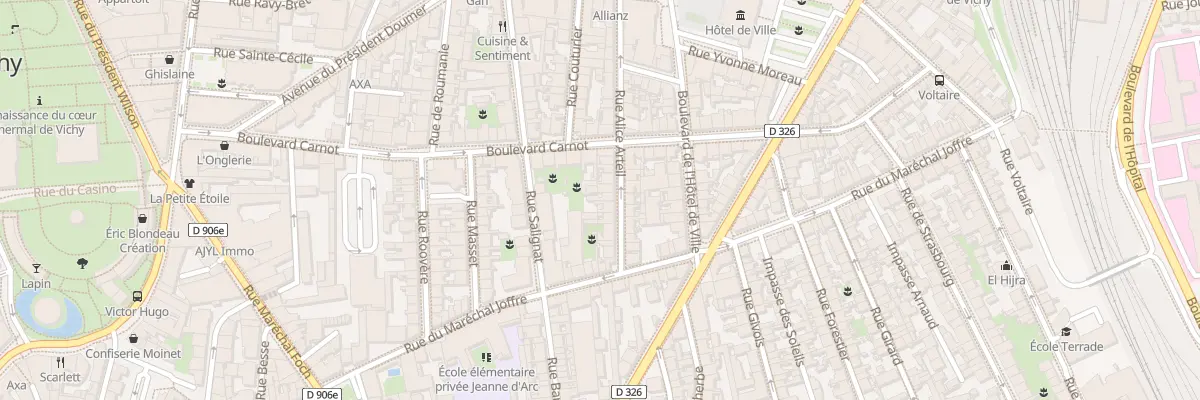 Plan du 13 Rue Alice Arteil à Vichy