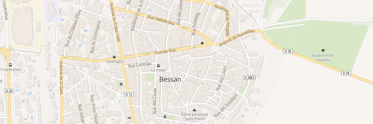 Plan du 4 Rue de l’Opéra à Bessan