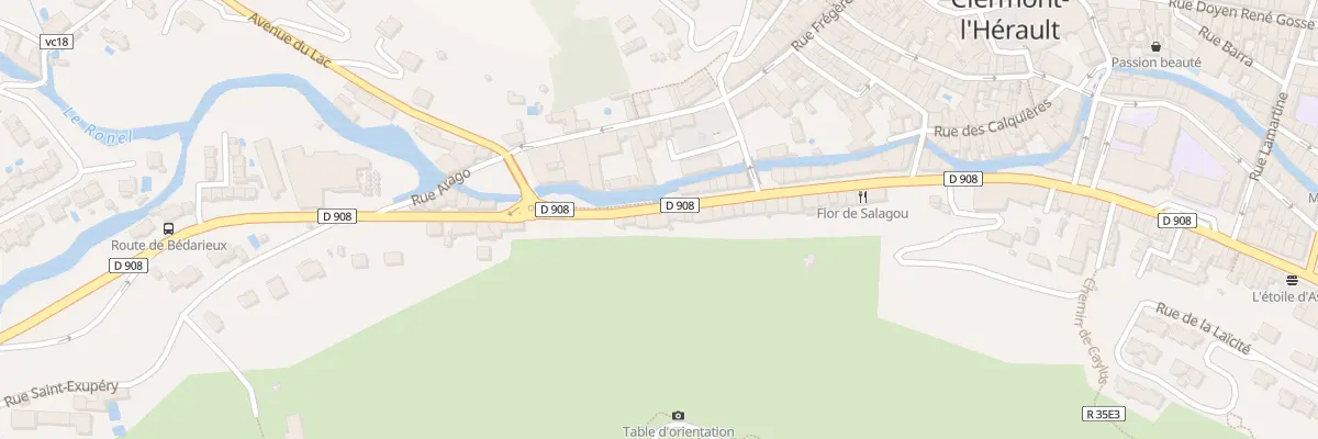 Plan du 2 Bd Ledru Rollin à Clermont-l’Hérault