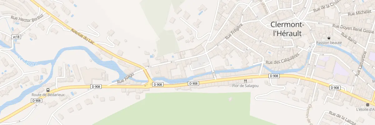 Plan du 10 Rue Fregere à Clermont-l’Hérault