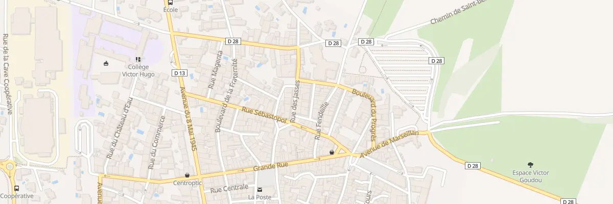 Plan du 7 Rue de la Pompe à Bessan
