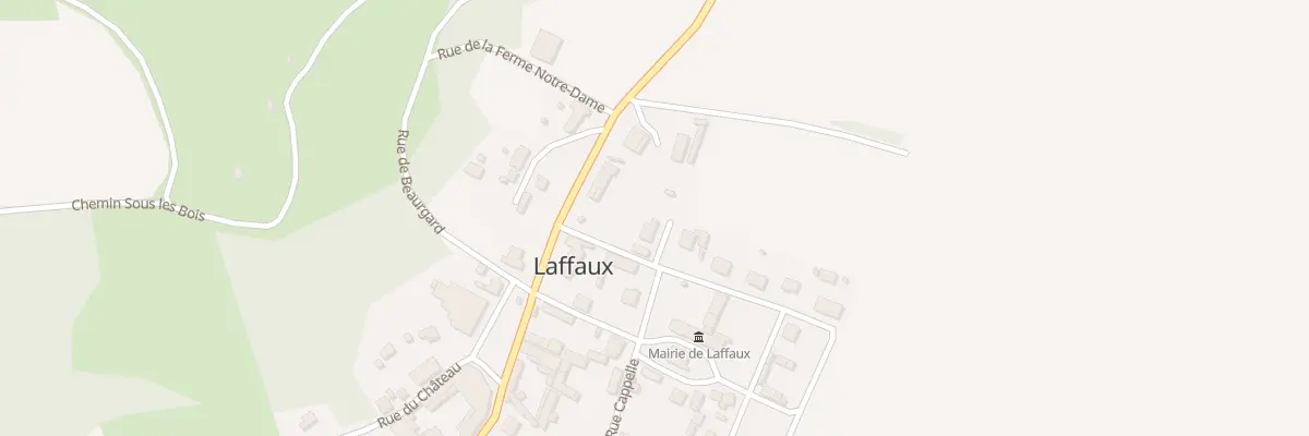 Plan du 2 Rue du Clos Saint-pierre à Laffaux