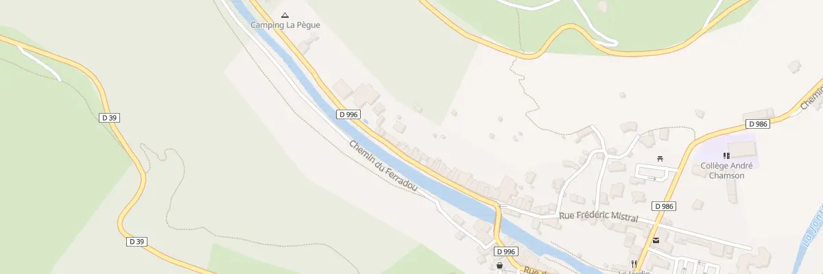 Plan du 38 Quai du Pont Vieux à Meyrueis