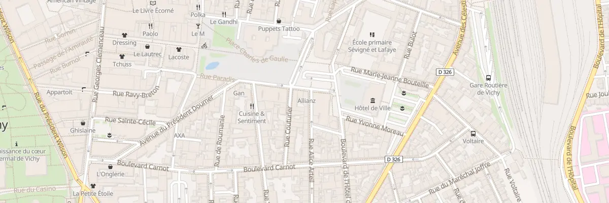 Plan du 39 Rue Alice Arteil à Vichy