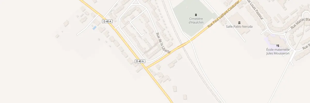 Plan du 6 Rue de l’Egalite à Haulchin