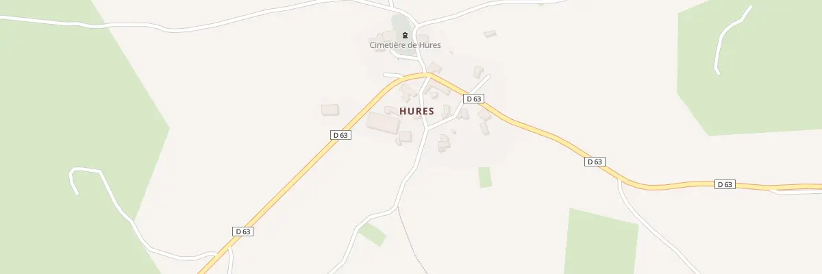 Plan du 5096 Hures à Hures-la-Parade
