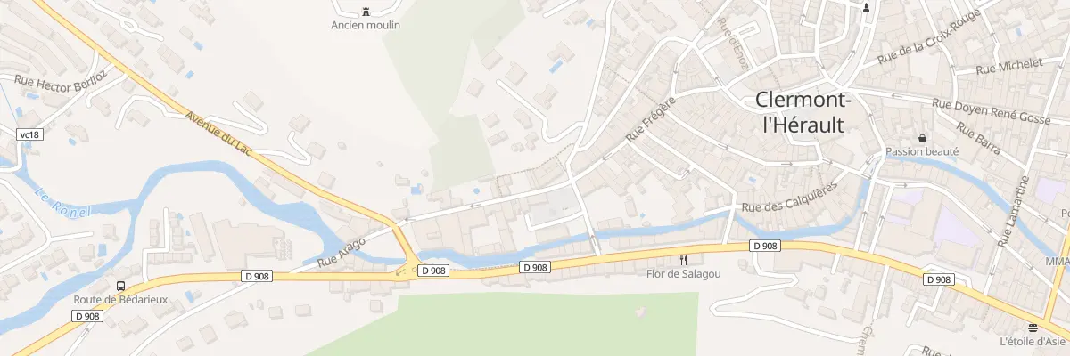 Plan du 19 Rue Fregere à Clermont-l’Hérault
