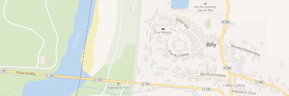 Plan du 5124 Rue des Remparts à Billy