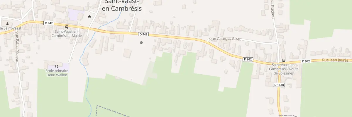 Plan du 124 Rue Jean Jaurès à Saint-Vaast-en-Cambrésis