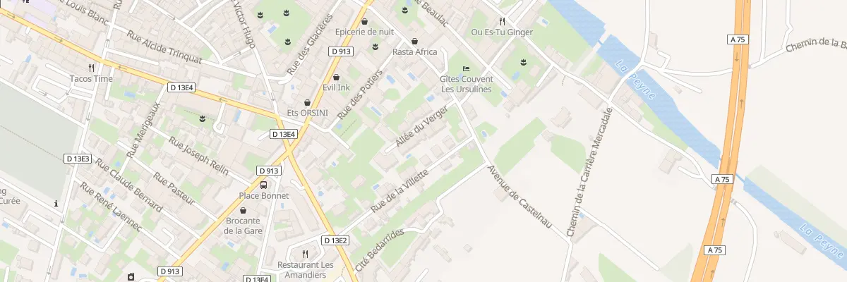 Plan du 9 All du Verger à Pézenas