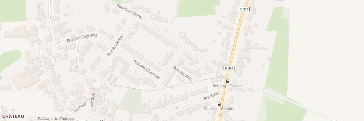Plan du 1 Rue des Pins à Bellaing