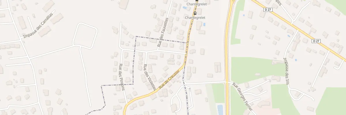 Plan du 20 Rue des Violettes à Vichy