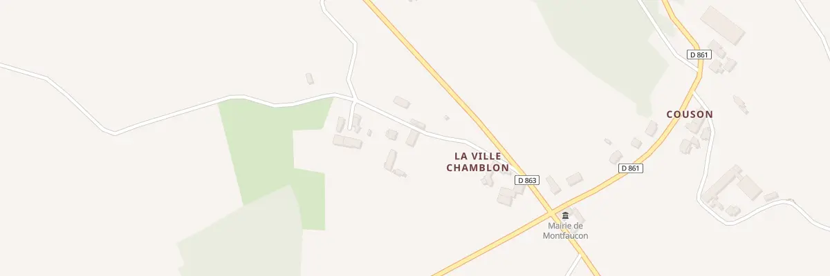 Plan du 5 La Ville Chamblon à Montfaucon
