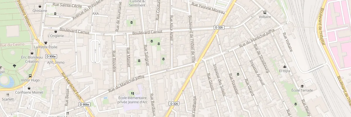 Plan du 6 Rue Alice Arteil à Vichy