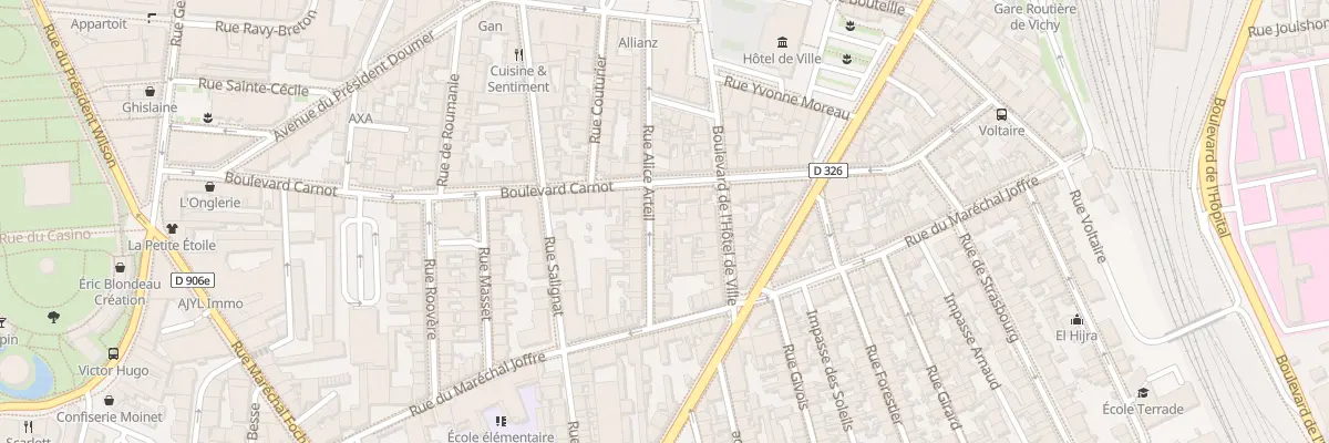 Plan du 18 Rue Alice Arteil à Vichy