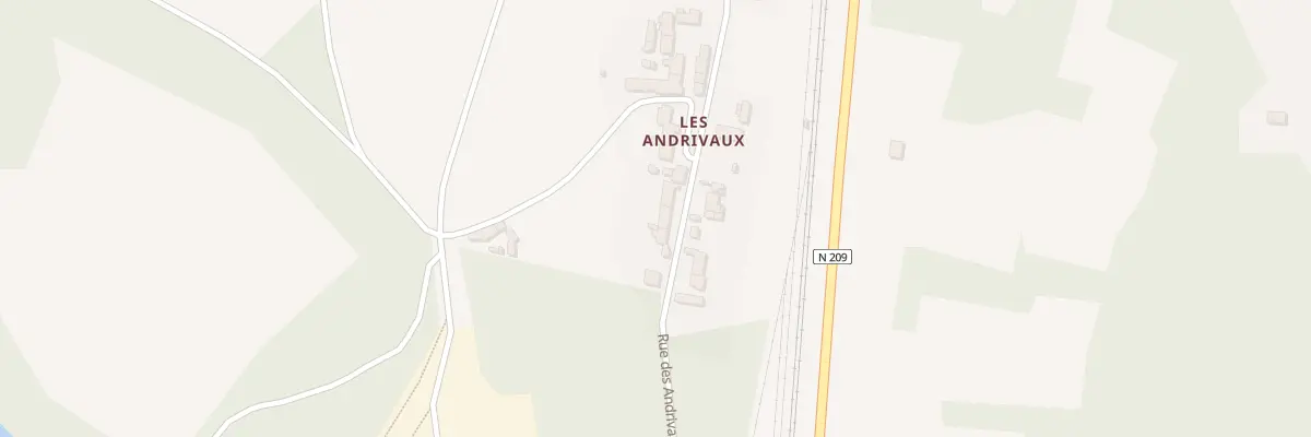 Plan du 34 Rue des Andrivaux à Créchy