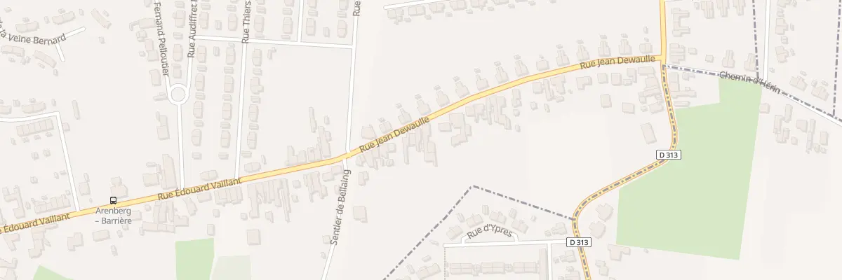 Plan du 16 Rue Jean Dewaulle à Wallers