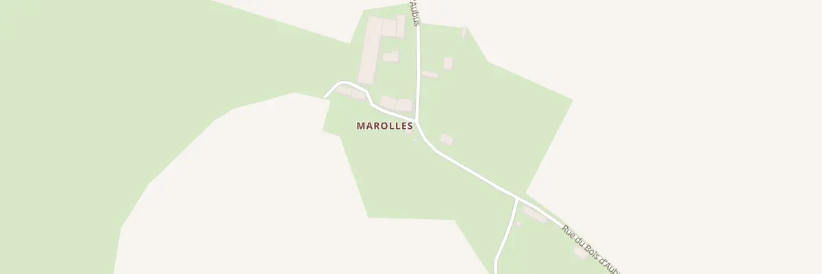 Plan du 2 Marolles à Oulon