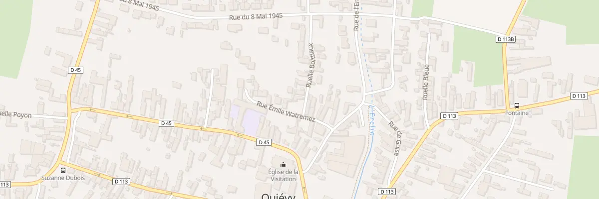 Plan du 5 Rle Boittiaux à Quiévy