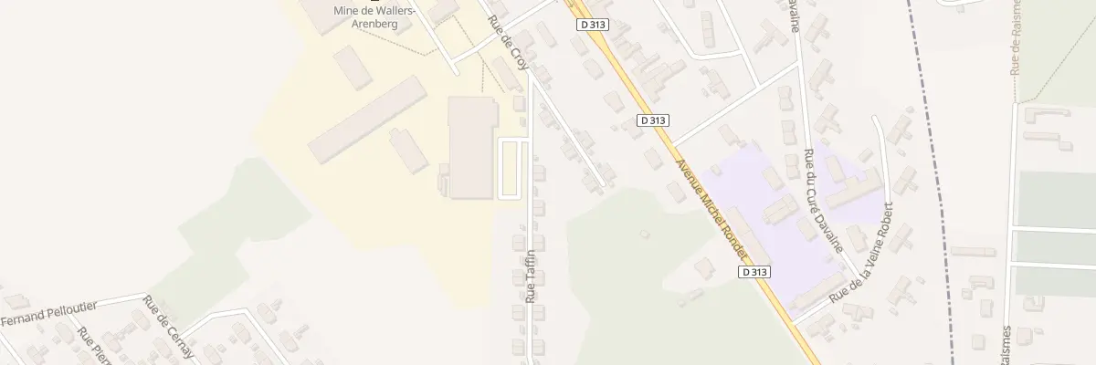 Plan du 4 Rue Taffin à Wallers