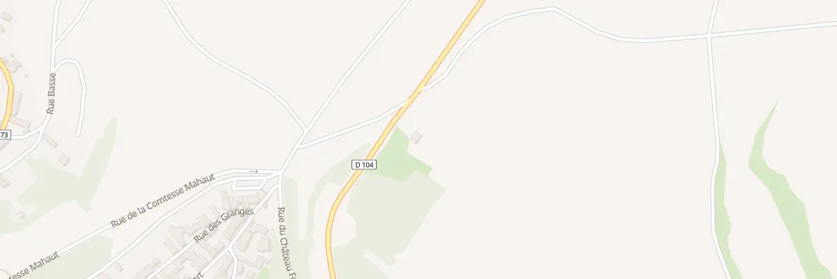 Plan du 40 Rte de Courson à Druyes-les-Belles-Fontaines
