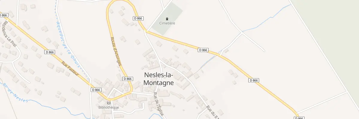 Plan du 8 Rue du 8 Mai 1945 à Nesles-la-Montagne