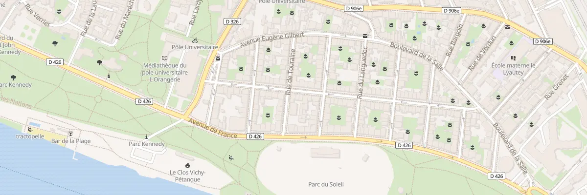 Plan du 65 Av Jean-Baptiste Bulot à Vichy