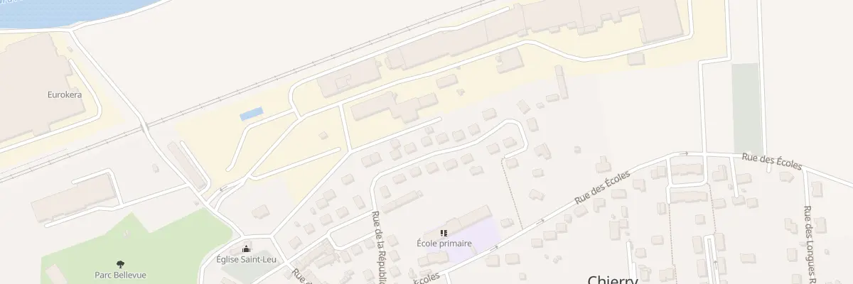 Plan du 23 Rue de la République à Chierry