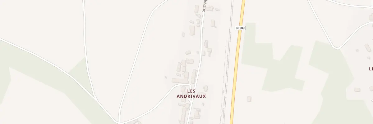 Plan du 16 Rue des Andrivaux à Créchy