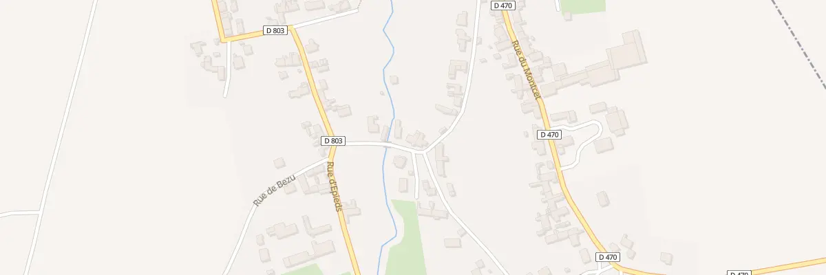 Plan du 5 Rue de la Fossette à Brécy
