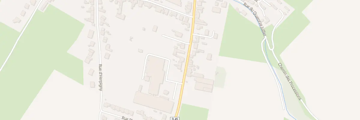 Plan du 44 Rue Jean Lebas à Quiévy