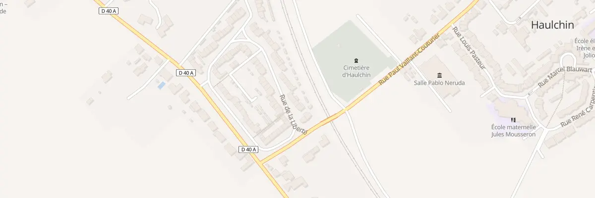Plan du 6 Rue de la Liberte à Haulchin