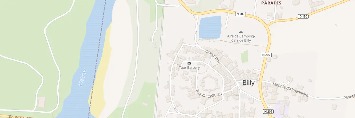 Plan du 5137 Rue des Remparts à Billy