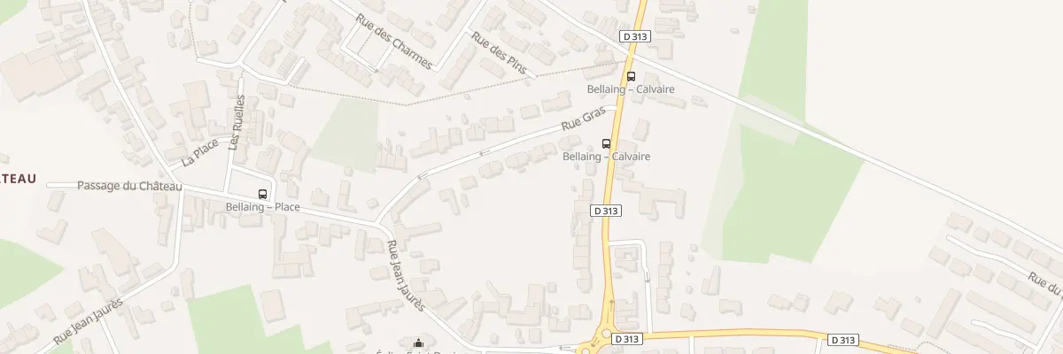 Plan du 8 Rue Gras à Bellaing