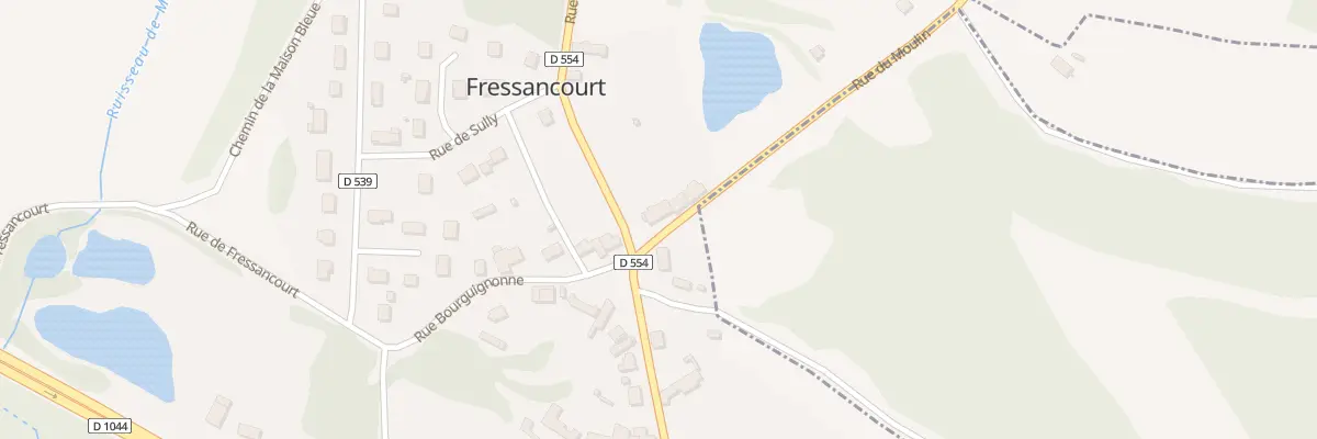 Plan du 1 Rue du Moulin à Fressancourt