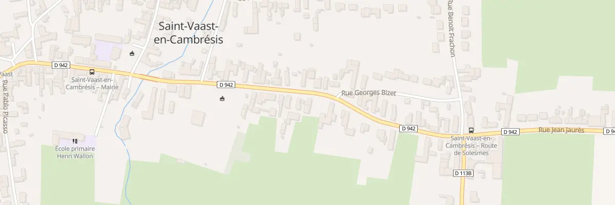Plan du 134 Rue Jean Jaurès à Saint-Vaast-en-Cambrésis