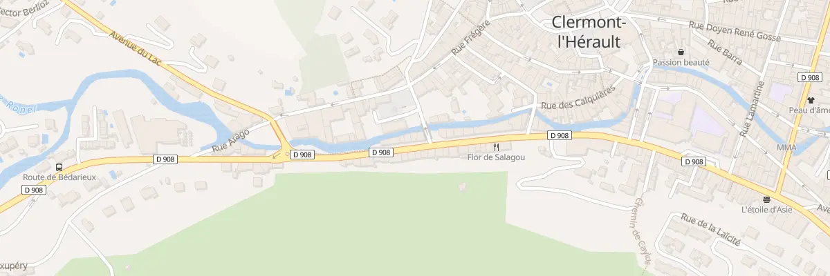 Plan du 5 Bd Ledru Rollin à Clermont-l’Hérault