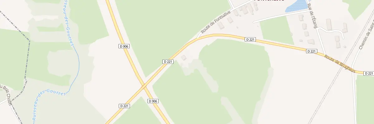 Plan du 25 Rte de Brugheas à Hauterive
