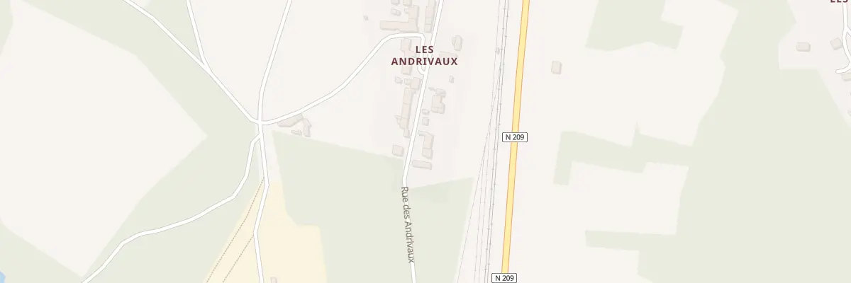 Plan du 41B Rue des Andrivaux à Créchy