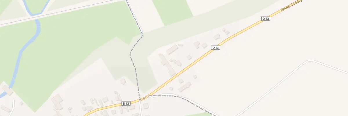 Plan du 5008 Rte de Sery à Ribemont